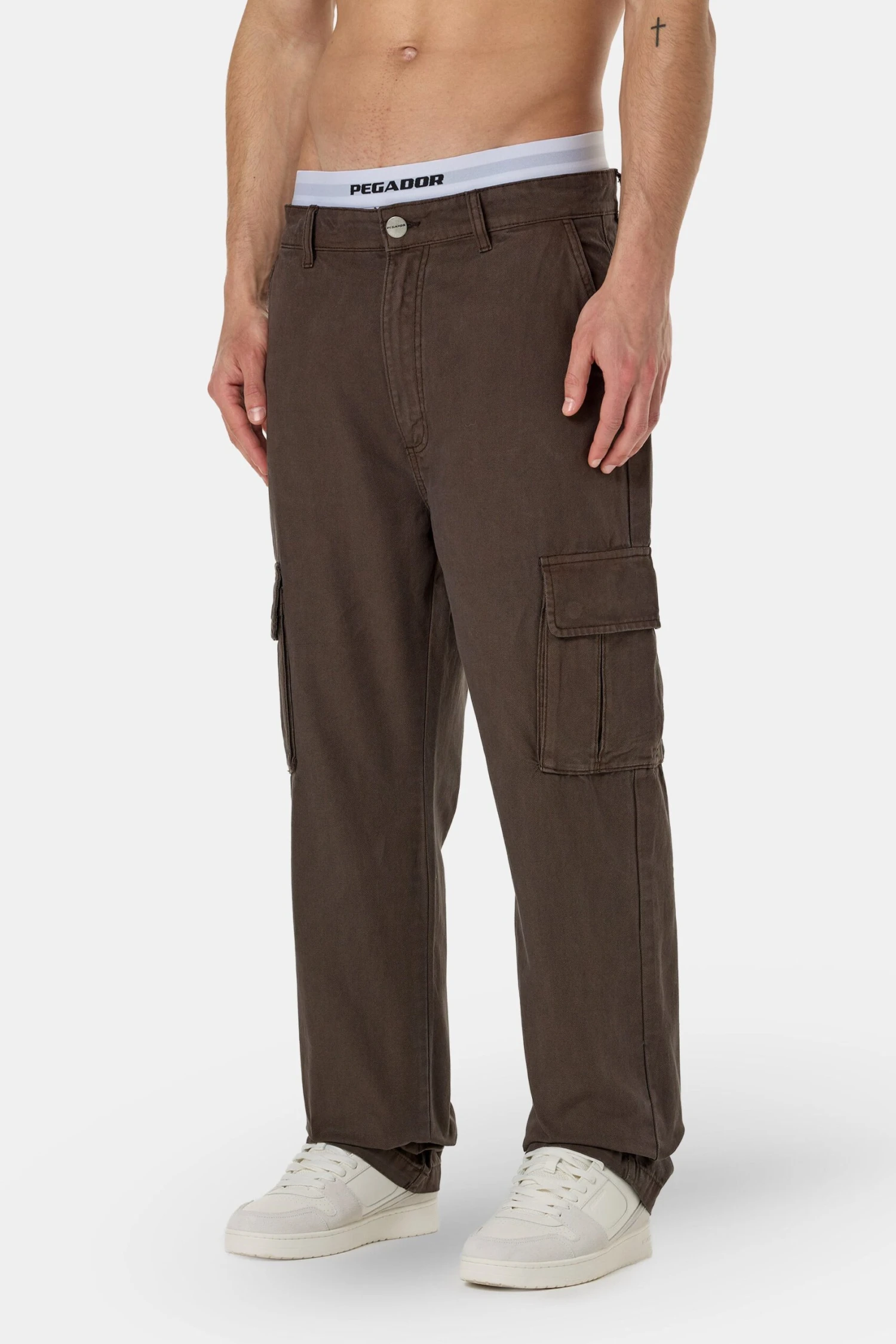 Waymir Cargo Pants Dark Brown 3 Waymir Cargo Pants Dark Brown - Image 3