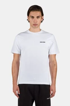 Logo Slim Tee White Black