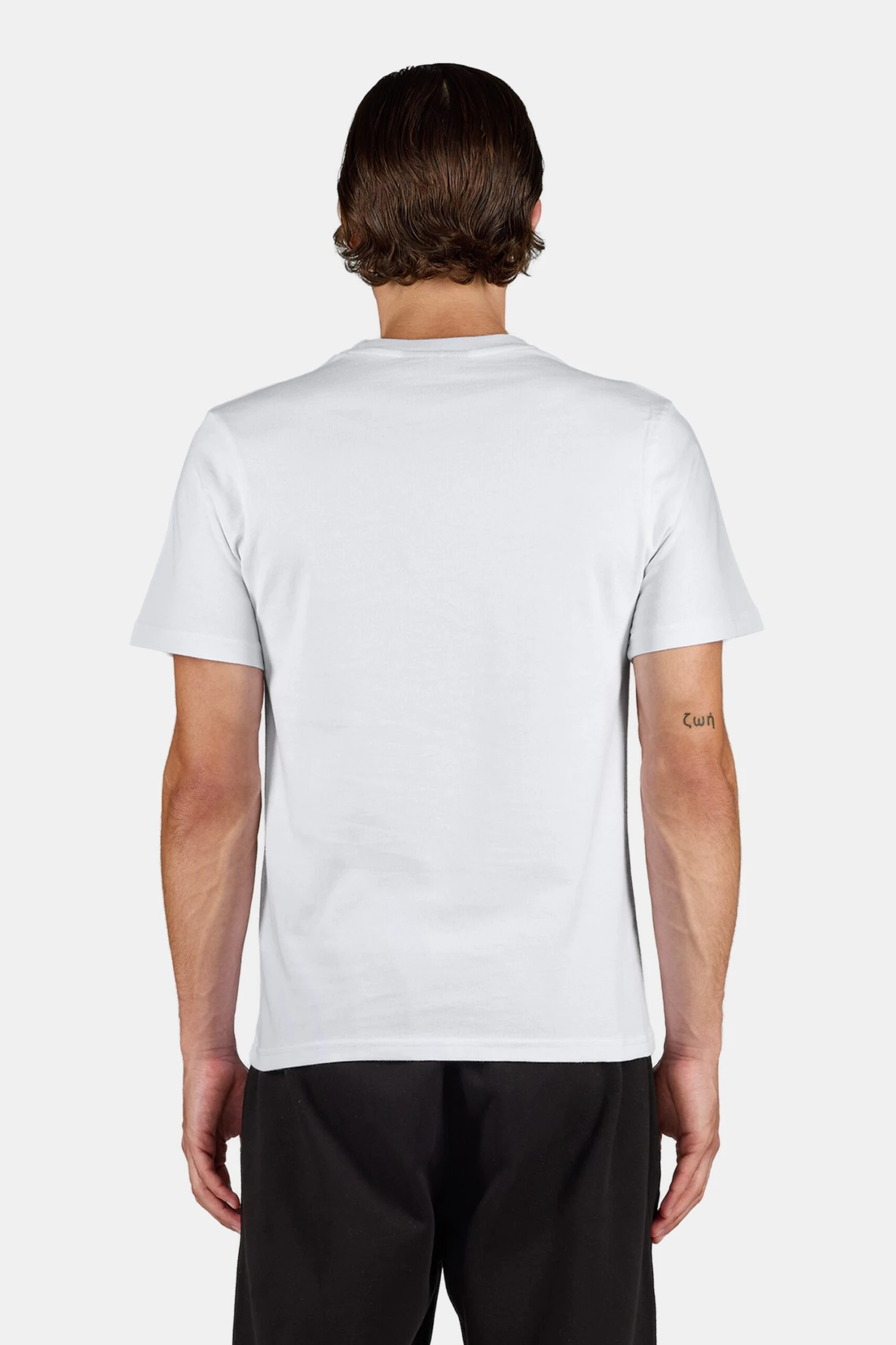 Logo Slim Tee White Black 4 Logo Slim Tee White Black - Image 4
