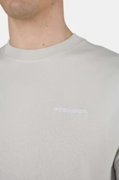 Logo Slim Tee Washed Pure Grey White -Pegador Sale Store PGDR 4300 582 004 LOGO SLIM TEE WASHED PURE GREY WHITE 2463