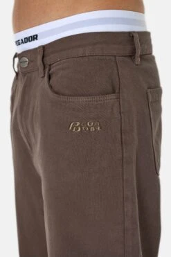 Waco Wide Baggy Jeans Dust Brown -Pegador Sale Store PGDR 4373 498 Waco Wide Baggy Jeans Dust Brown 1606