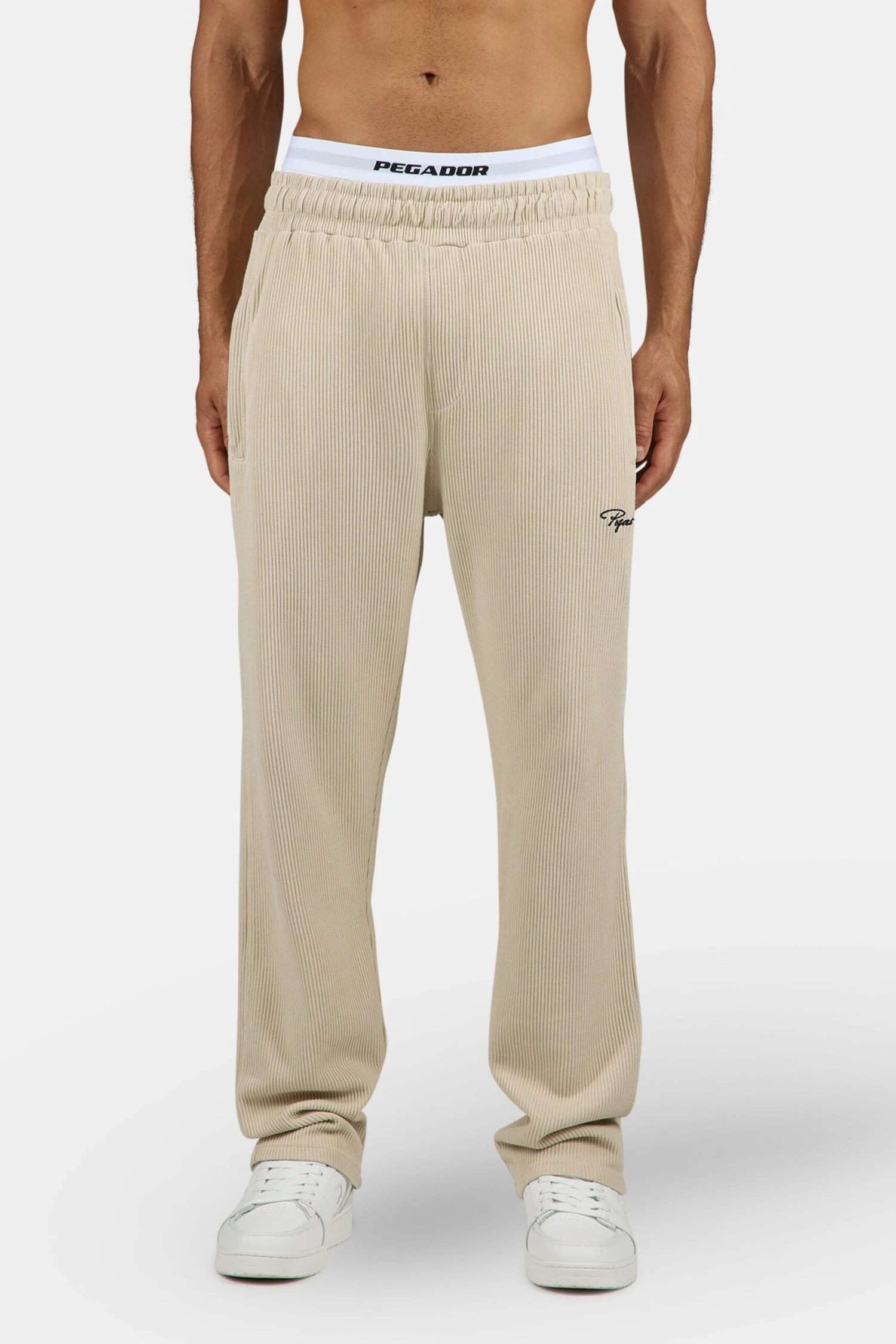 Signar Wide Rib Pants Washed Stone Black 1 Signar Wide Rib Pants Washed Stone Black