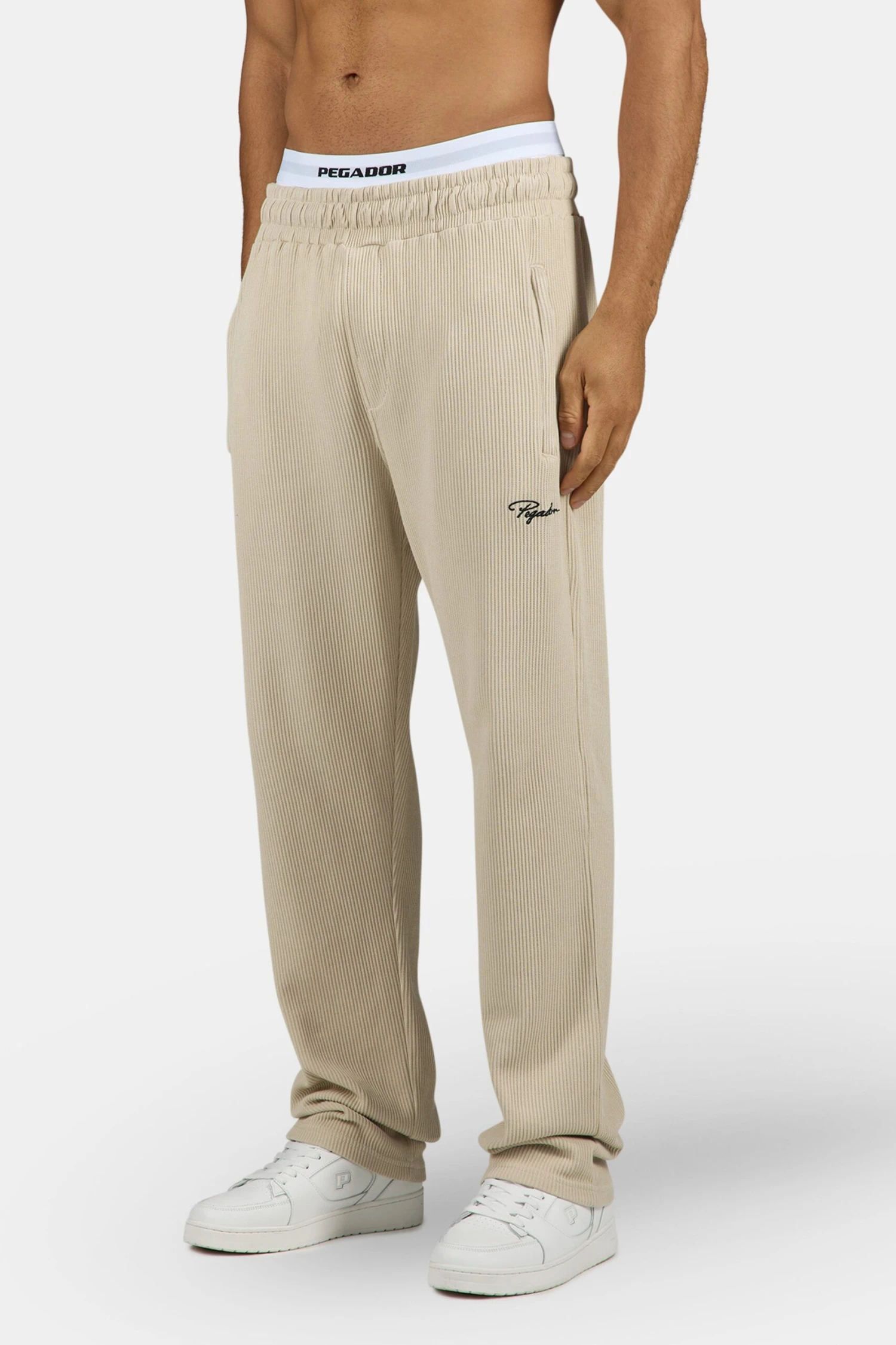 Signar Wide Rib Pants Washed Stone Black 3 Signar Wide Rib Pants Washed Stone Black - Image 3