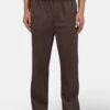 Karan Regular Smart Pants Dark Brown
