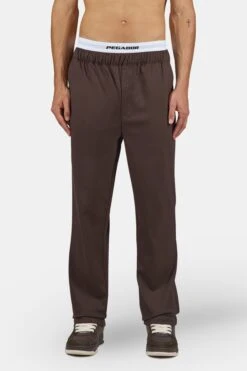Karan Regular Smart Pants Dark Brown