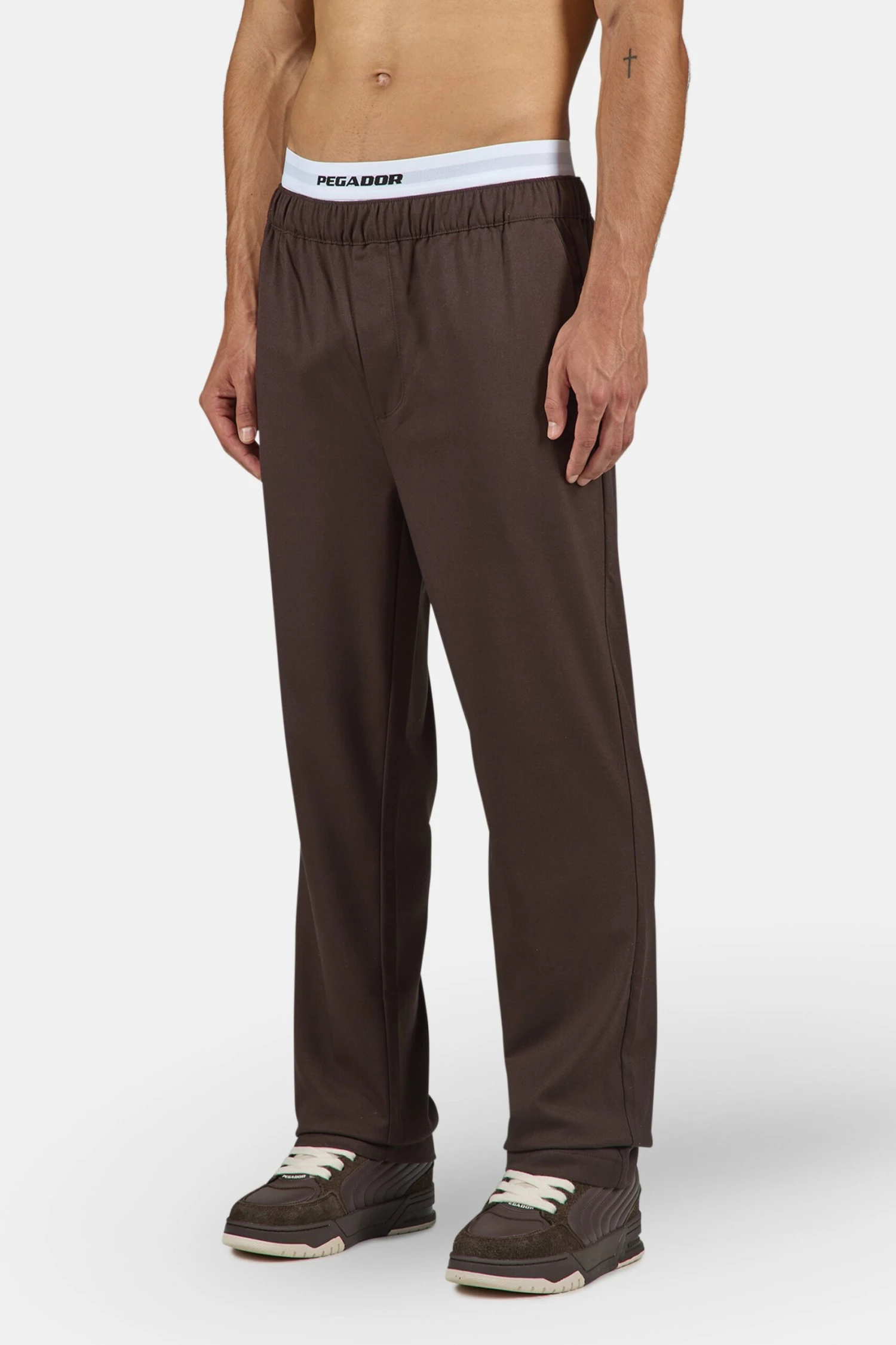 Karan Regular Smart Pants Dark Brown 3 Karan Regular Smart Pants Dark Brown - Image 3