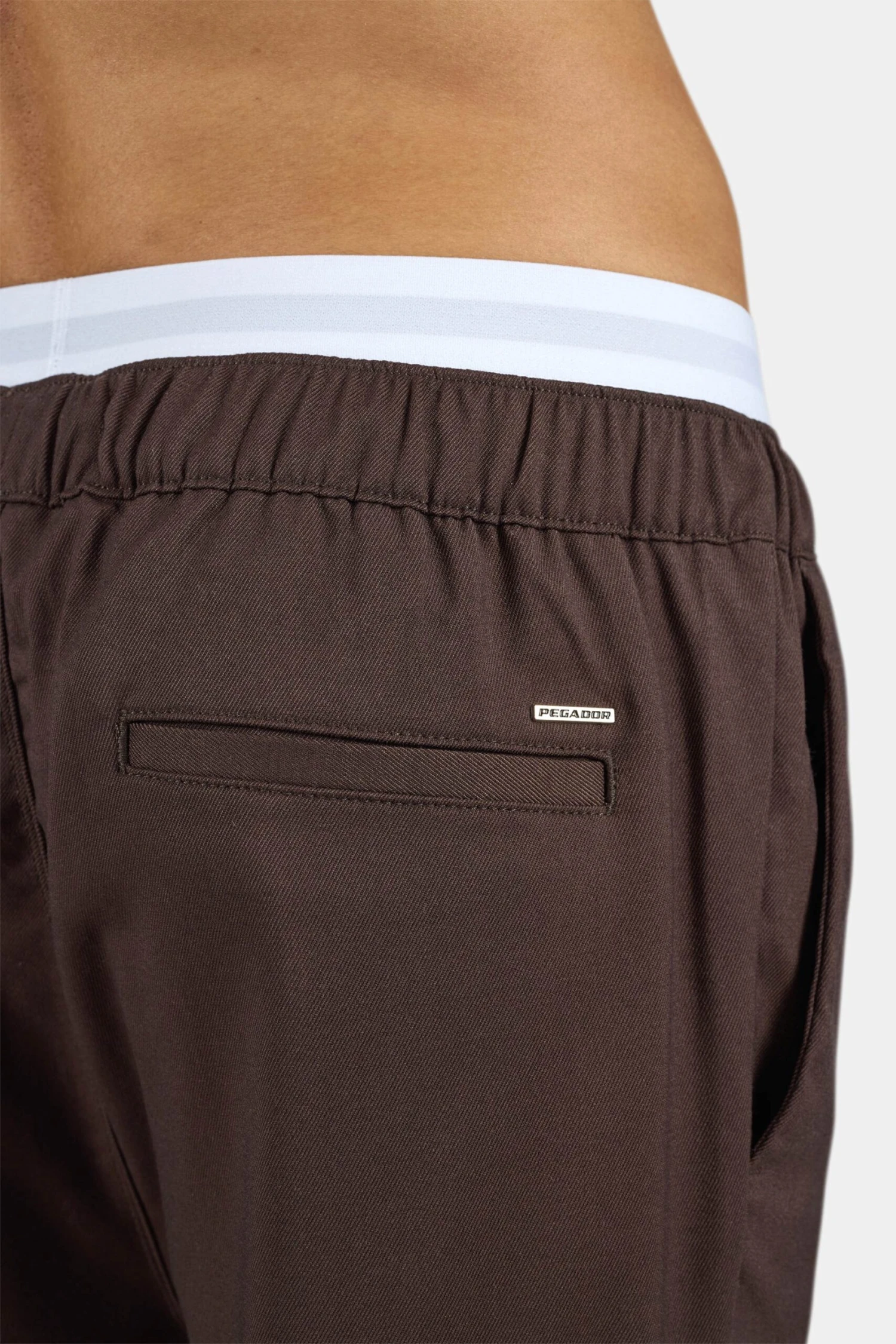 Karan Regular Smart Pants Dark Brown 5 Karan Regular Smart Pants Dark Brown - Image 5