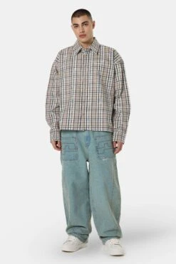 Legacy Wide Jeans Washed Vintage Blue -Pegador Sale Store PGDR 4902 230 Legacy Wide Jeans Washed Vintage Blue 1539