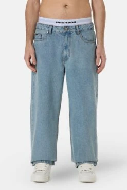 Bece Loose Jeans Washed Light Blue