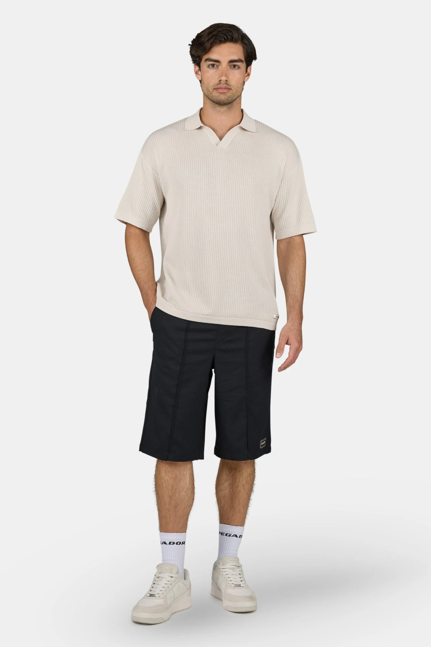 Cason Overknee Shorts Black 2 Cason Overknee Shorts Black - Image 2