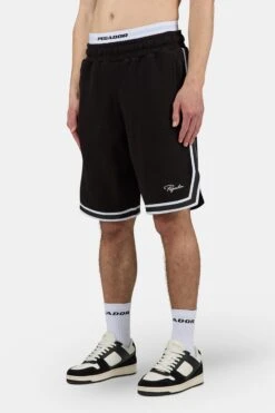 Barkan Waffle Basketball Shorts Washed Black