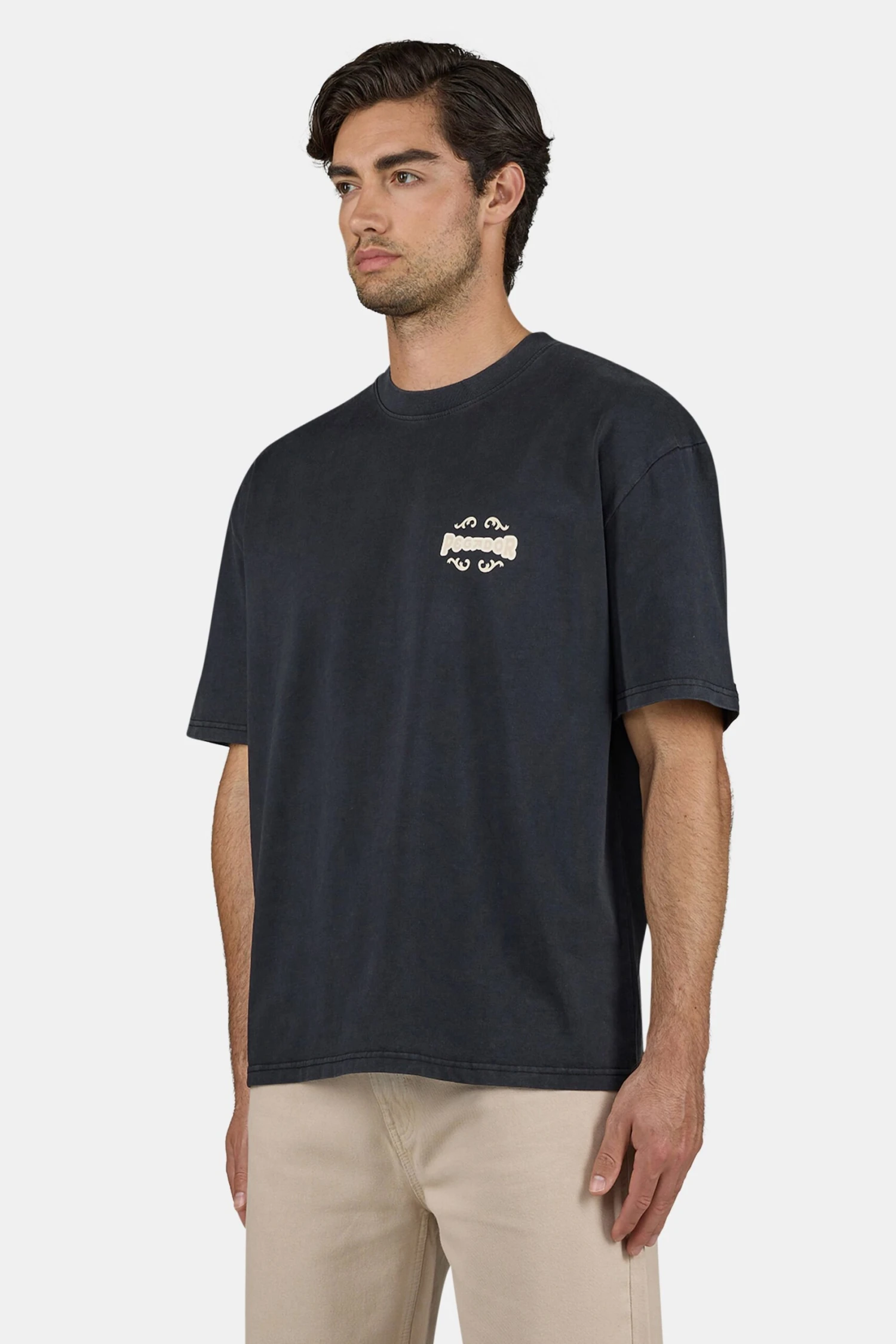 Vantus Oversized Tee Vintage Black - Image 4