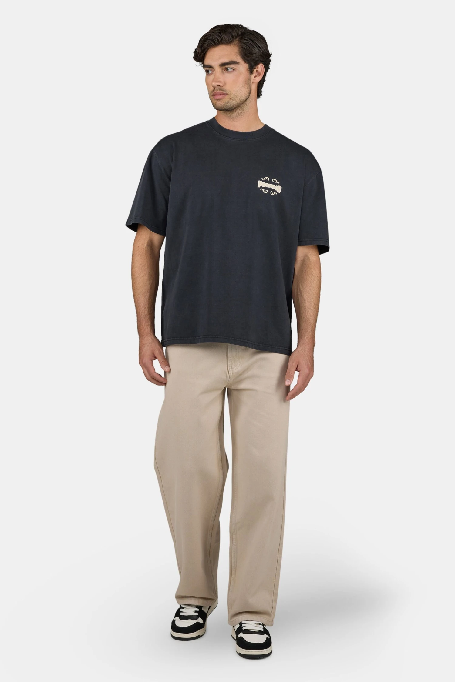 Vantus Oversized Tee Vintage Black - Image 2