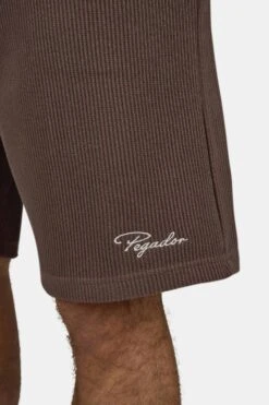 Signar Heavy Rib Shorts Washed Cozy Brown Unbleached -Pegador Sale Store PGDR 5086 576 352 Signar Heavy Rib Shorts Washed Cozy Brown Unbleached 488