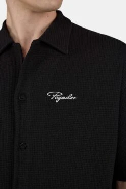 Signar Waffle Shortsleeve Shirt Washed Black Unbleached 9 Signar Waffle Shortsleeve Shirt Washed Black Unbleached -Pegador Sale Store PGDR 5090 002 352 Signar Waffle Shortsleeve Shirt Washed Black Unbleached 781