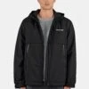 Mason Hooded Windbreaker Black