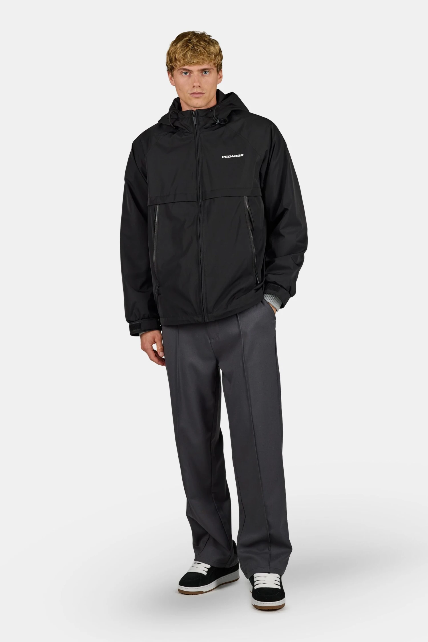 Mason Hooded Windbreaker Black 7 Mason Hooded Windbreaker Black - Image 7