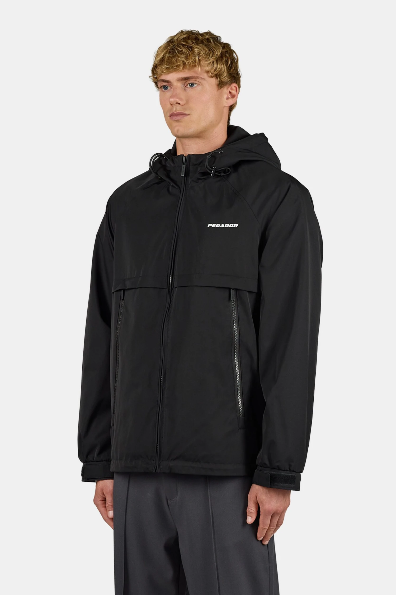 Mason Hooded Windbreaker Black 4 Mason Hooded Windbreaker Black - Image 4