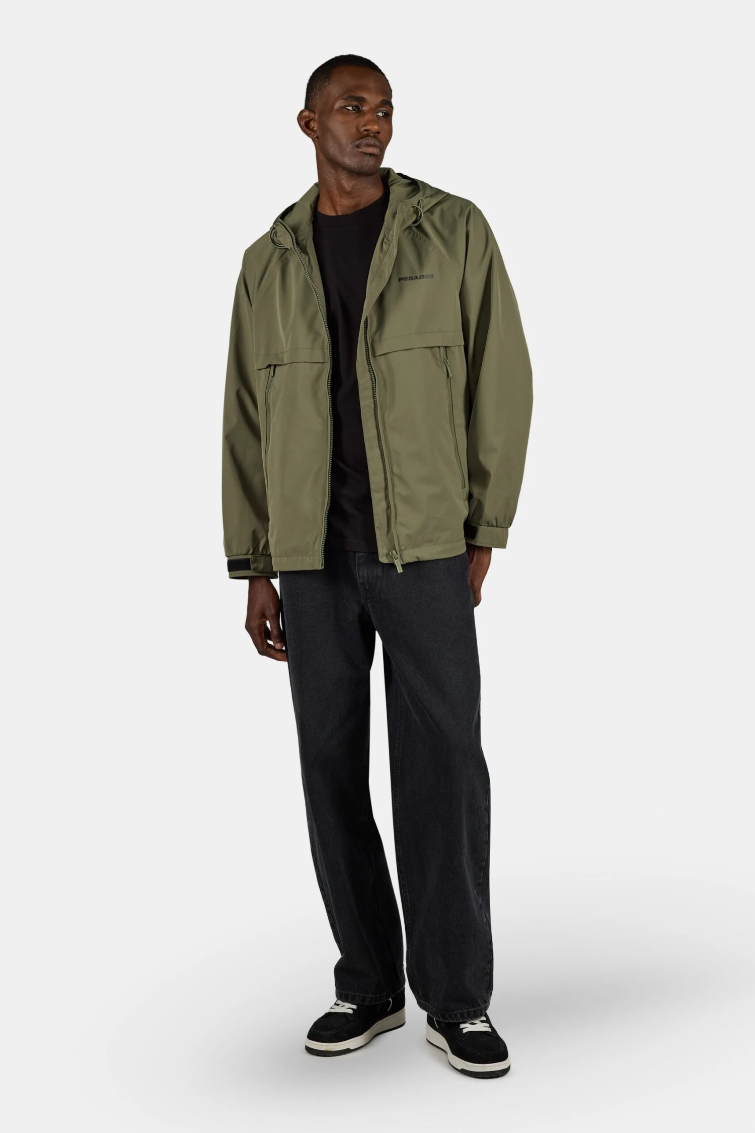 Mason Hooded Windbreaker Mud Olive 7 Mason Hooded Windbreaker Mud Olive - Image 7