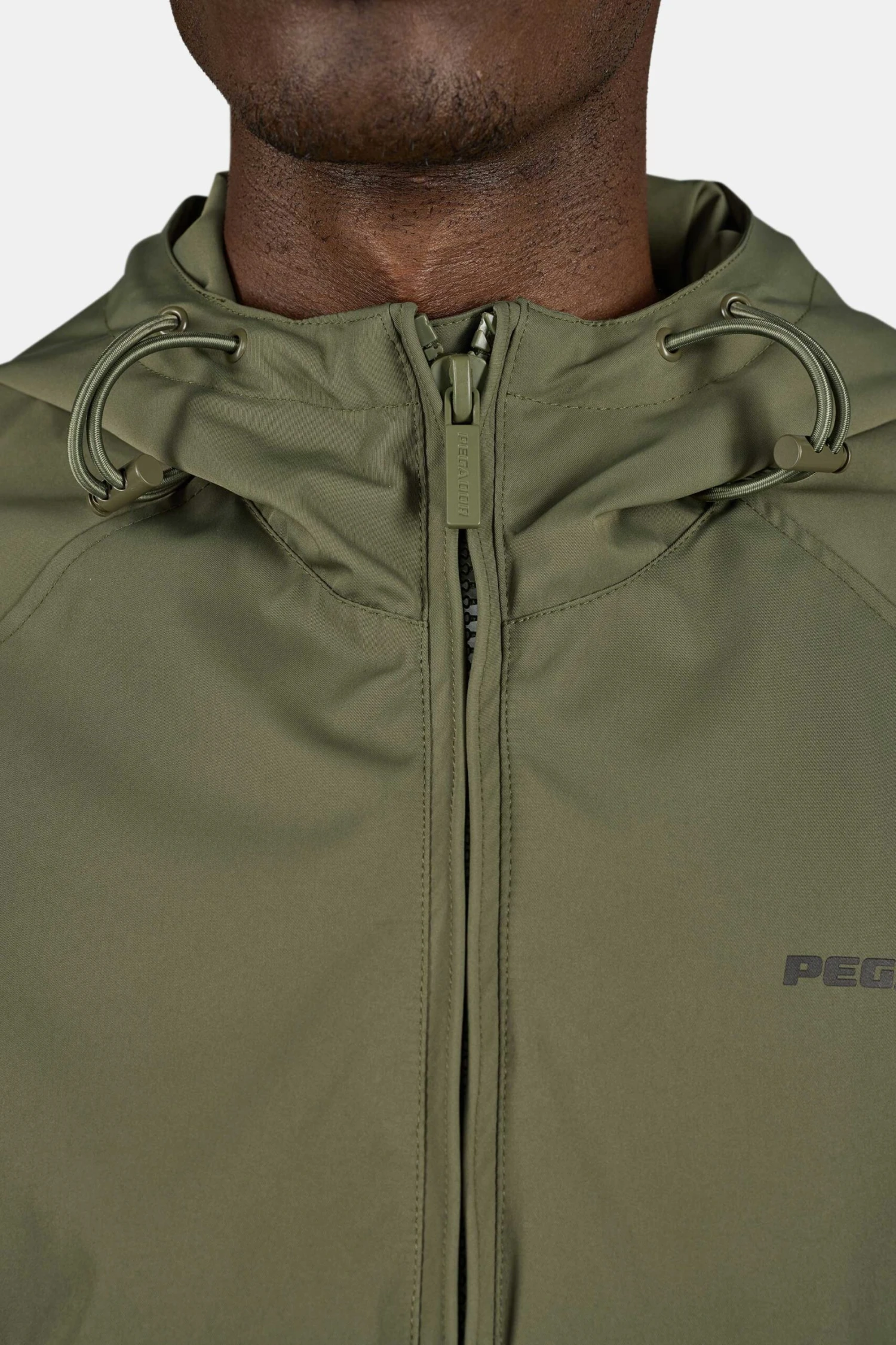 Mason Hooded Windbreaker Mud Olive 6 Mason Hooded Windbreaker Mud Olive - Image 6