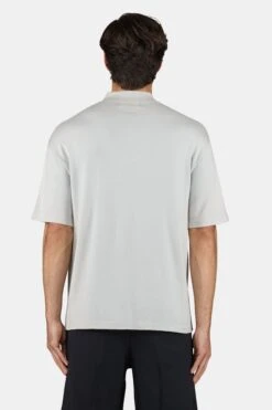 Casan Fine Knit Polo Shirt Pure Grey -Pegador Sale Store PGDR 6058 574 Casan Fine Knit Polo Shirt Pure Grey 1393 1