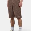 Canva Knit Shorts Cozy Brown