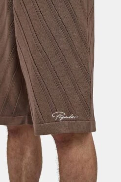 Canva Knit Shorts Cozy Brown 7 Canva Knit Shorts Cozy Brown -Pegador Sale Store PGDR 6059 566 Canva Knit Shorts Cozy Brown 1704 1