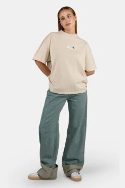 Noria Heavy Oversized Tee Washed Light Beige -Pegador Sale Store PGDR 6079 487 Noria Heavy Oversized Tee Washed Light Beige 6036
