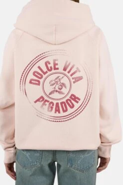 Nadia Oversized Raglan Sweat Jacket Washed Dusty Rose -Pegador Sale Store PGDR 6101 588 Nadia Oversized Raglan Sweatjacket Washed Dusty Rose 5978