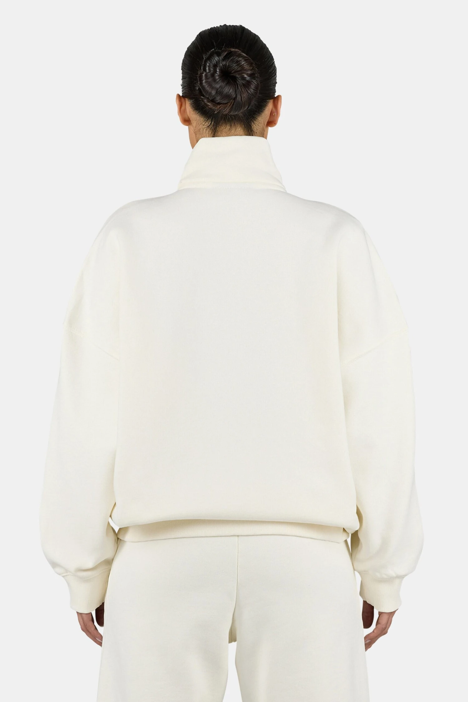 Lilea Sweat Track Jacket Washed Unbleached White 4 Lilea Sweat Track Jacket Washed Unbleached White - Image 4