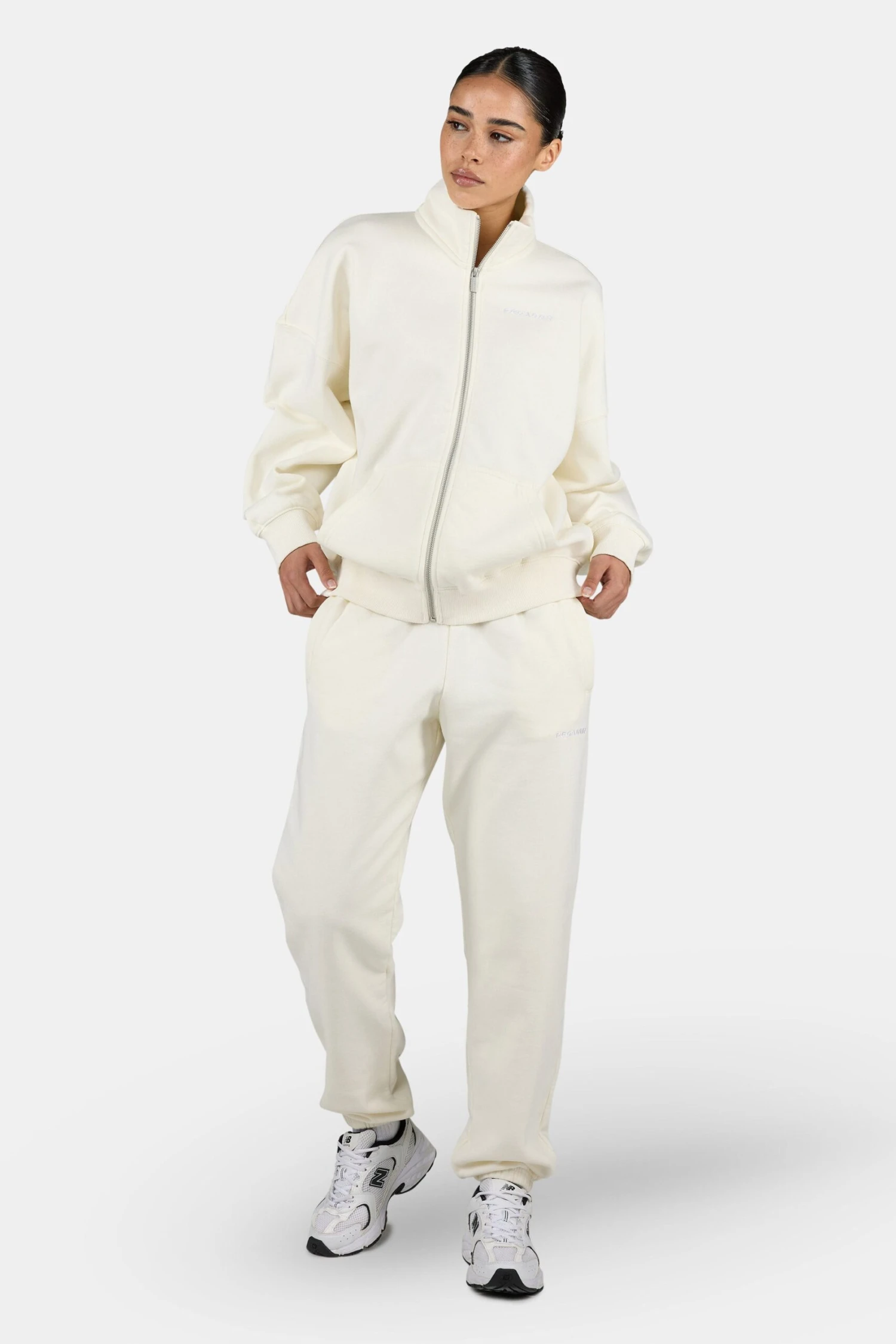 Lilea Sweat Track Jacket Washed Unbleached White 5 Lilea Sweat Track Jacket Washed Unbleached White - Image 5