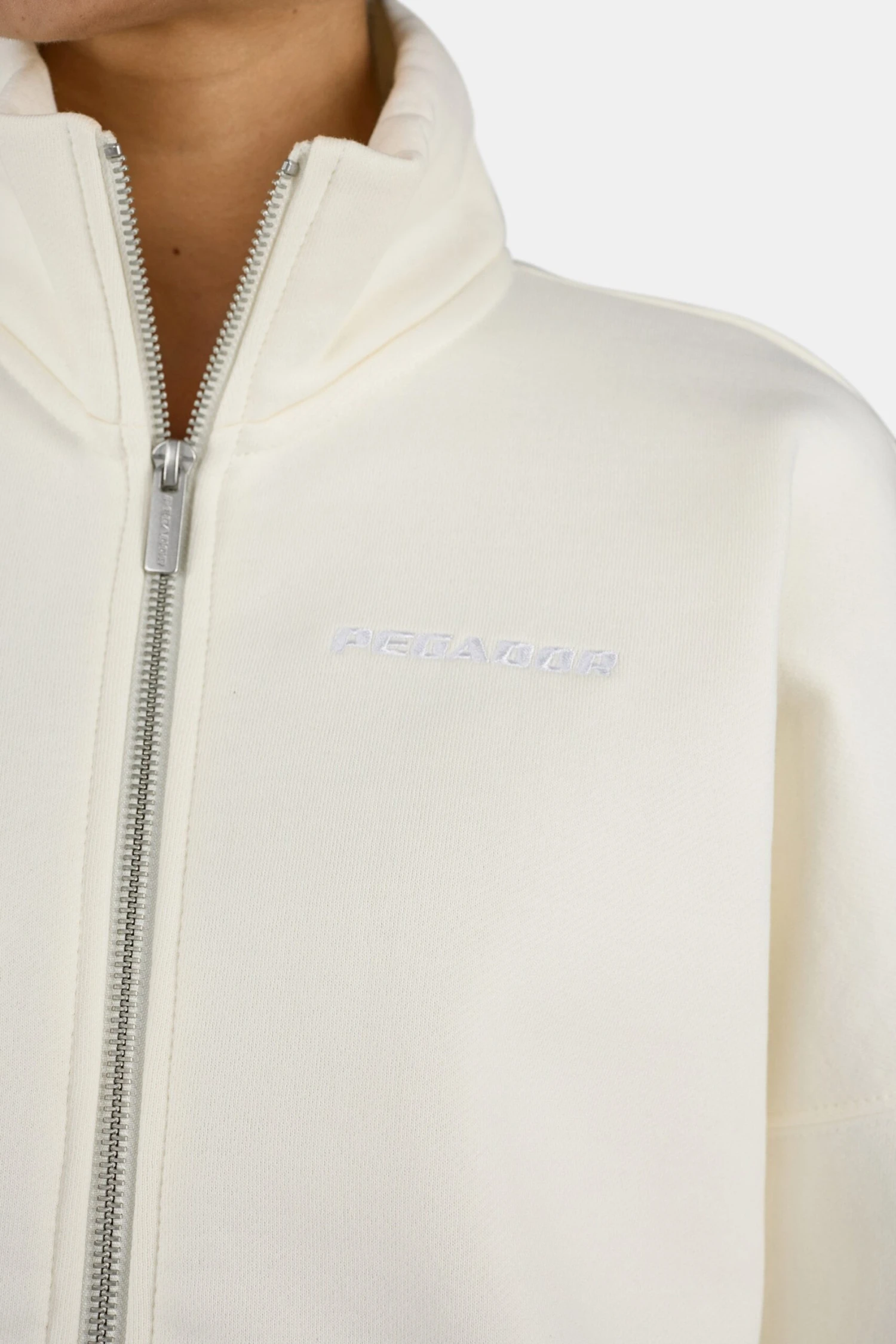 Lilea Sweat Track Jacket Washed Unbleached White 6 Lilea Sweat Track Jacket Washed Unbleached White - Image 6