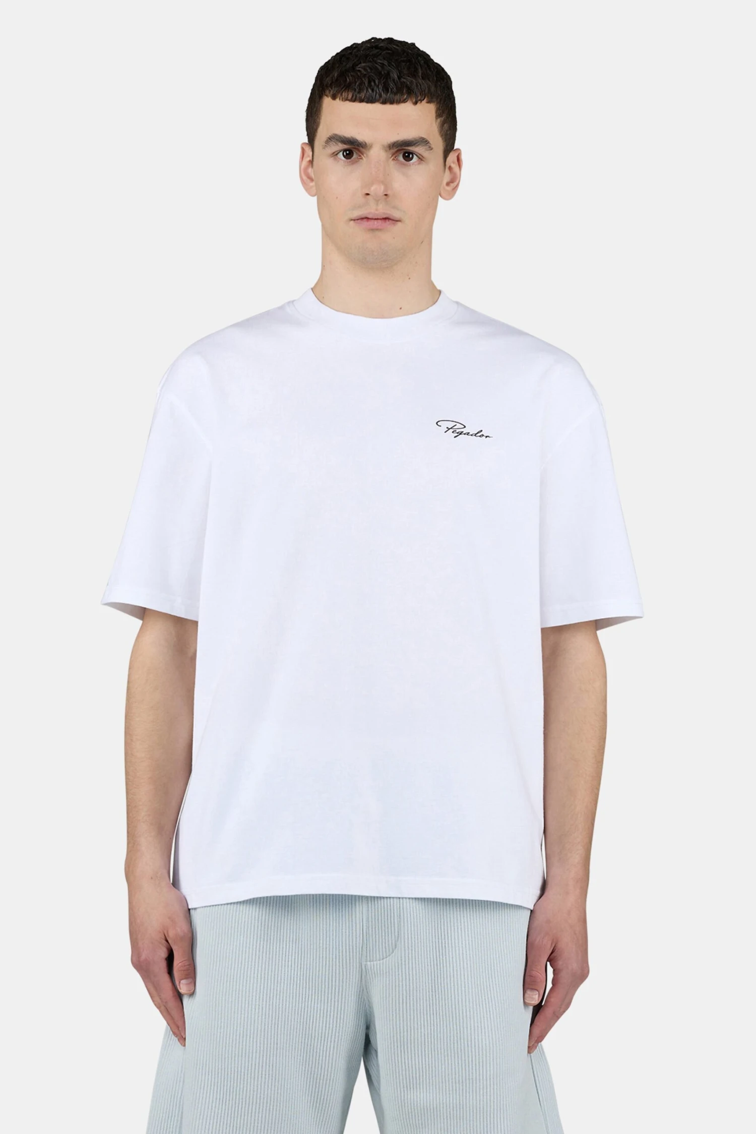Pike Oversized Tee White Black 3 Pike Oversized Tee White Black - Image 3
