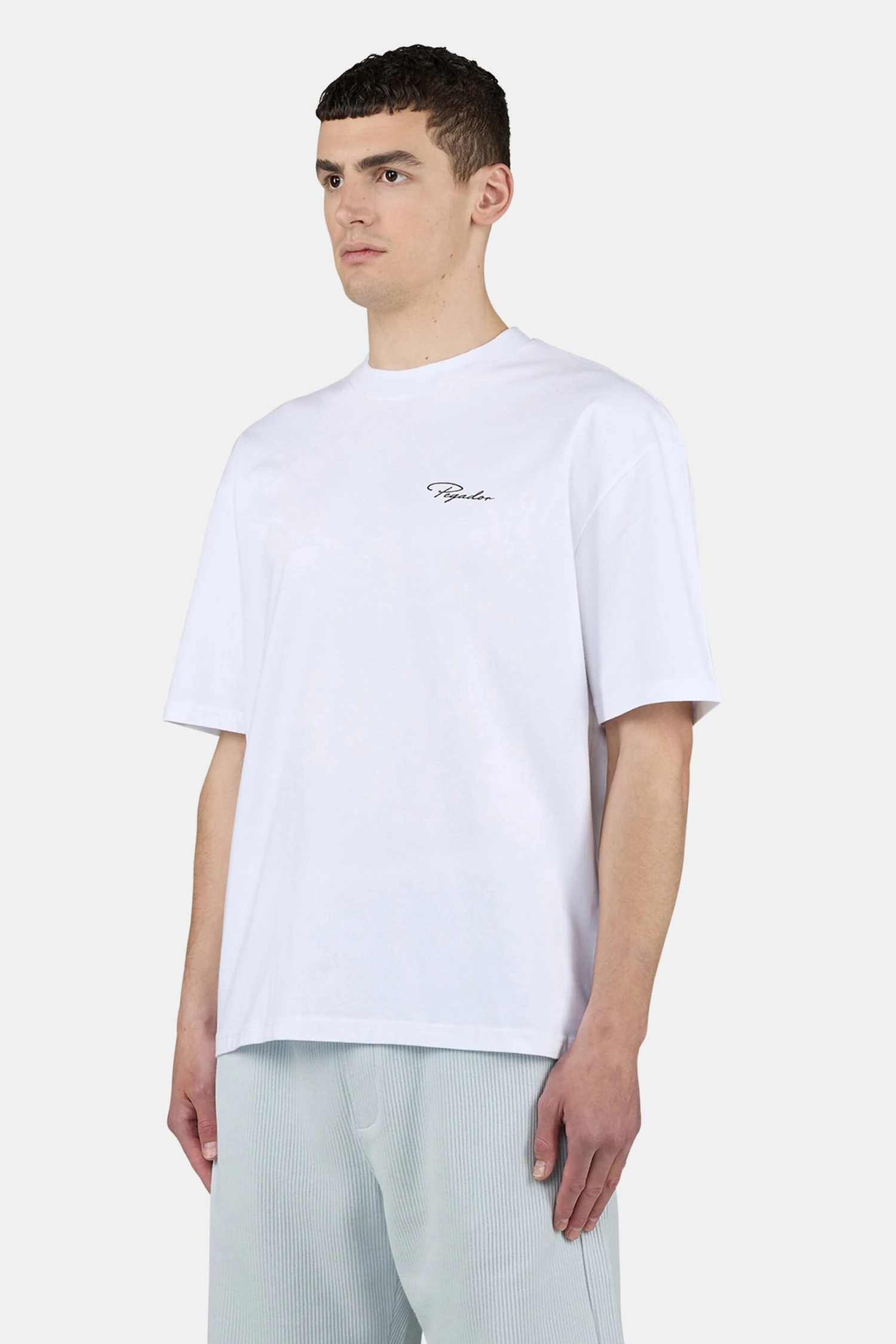 Pike Oversized Tee White Black 4 Pike Oversized Tee White Black - Image 4