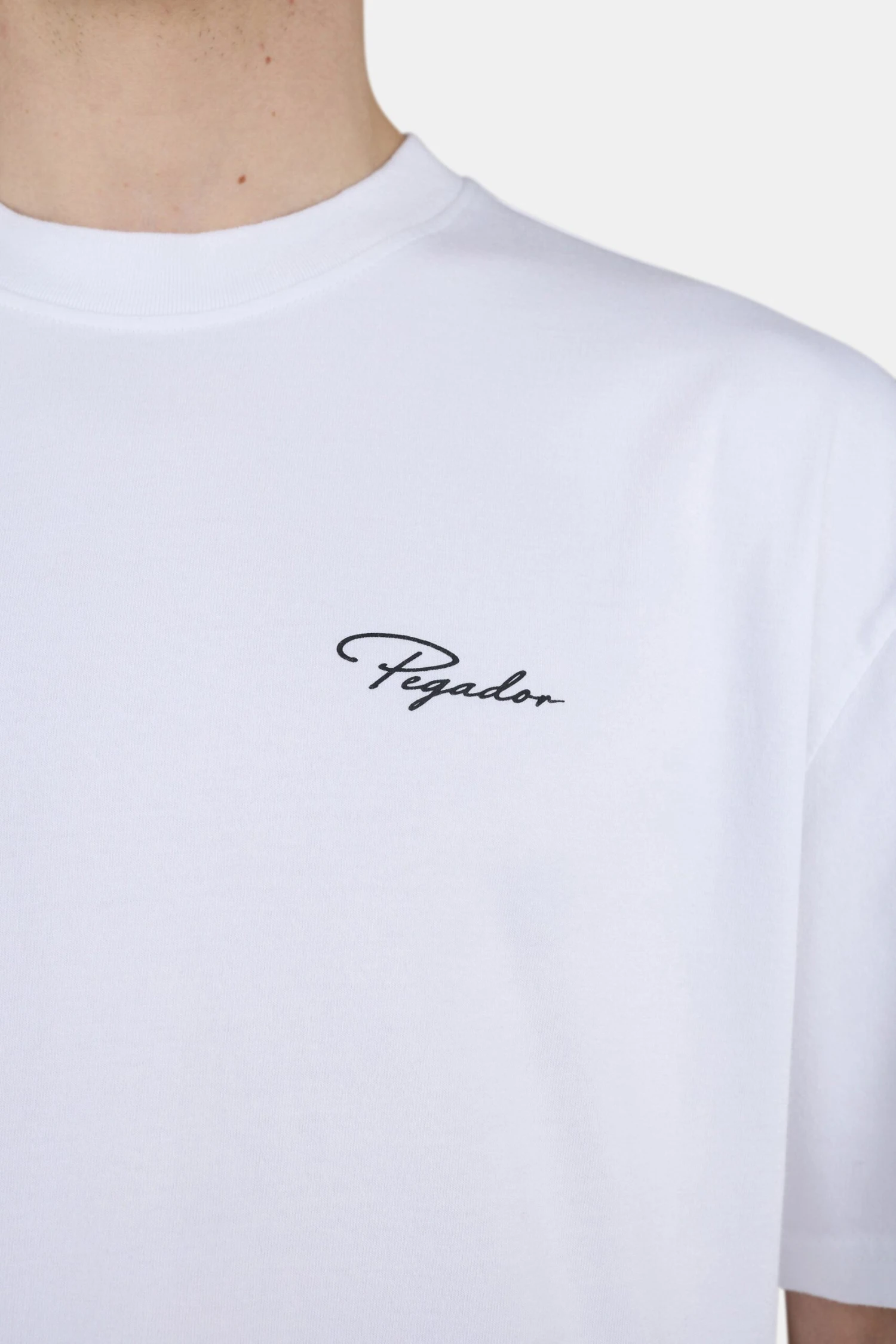 Pike Oversized Tee White Black 5 Pike Oversized Tee White Black - Image 5