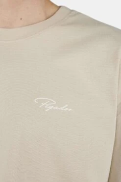 Pike Oversized Tee Washed Light Beige Unbleached -Pegador Sale Store PGDR 6131 487352 1697