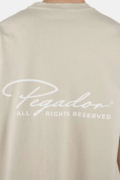 Pike Oversized Tee Washed Light Beige Unbleached -Pegador Sale Store PGDR 6131 487352 1698