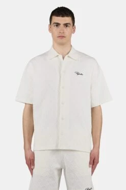 Jovren Structured Shirt Unbleached Black