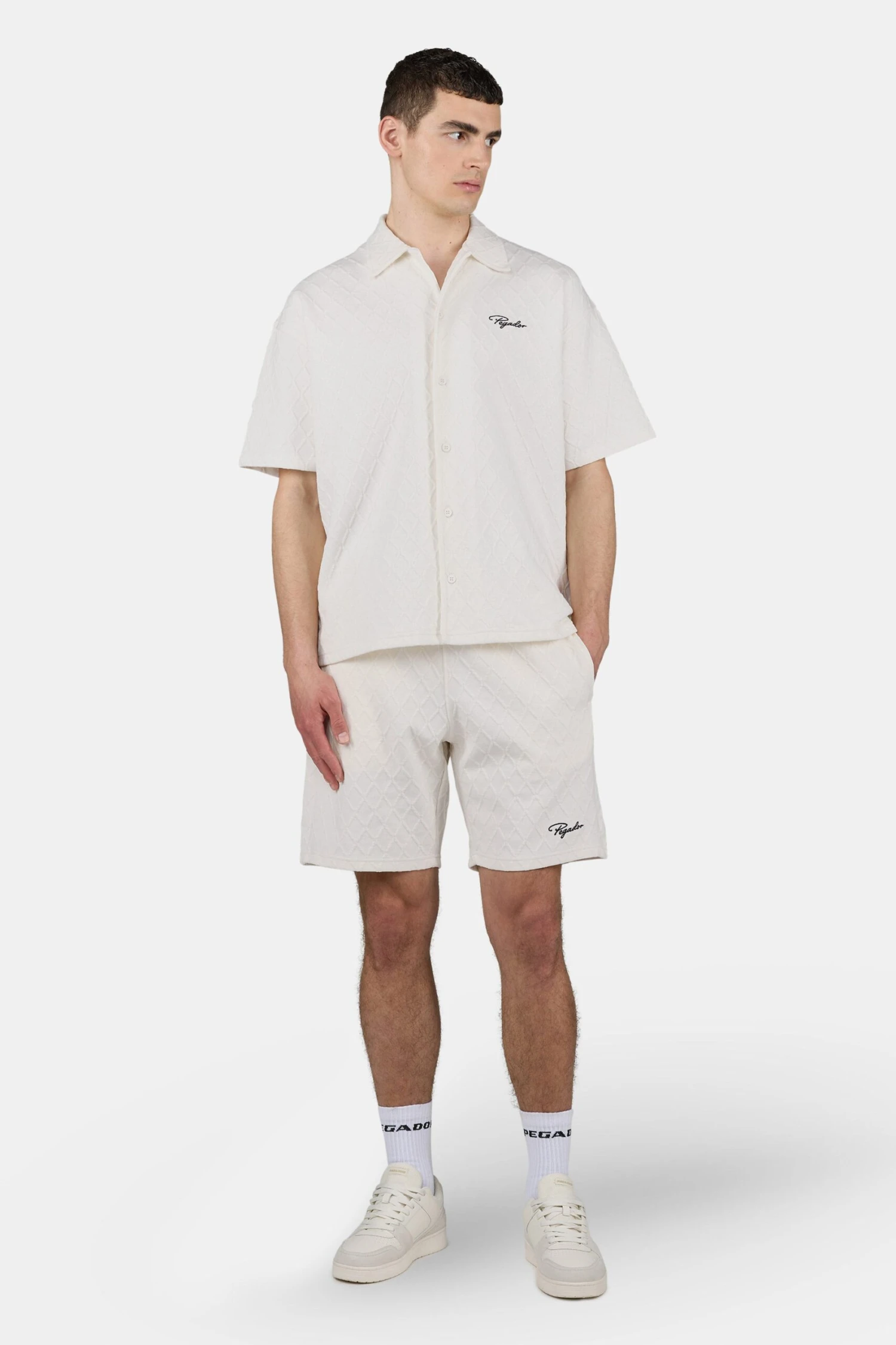 Jovren Structured Shorts Unbleached Black 2 Jovren Structured Shorts Unbleached Black - Image 2