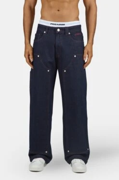 Apex Loose Jeans Dark Raw Blue