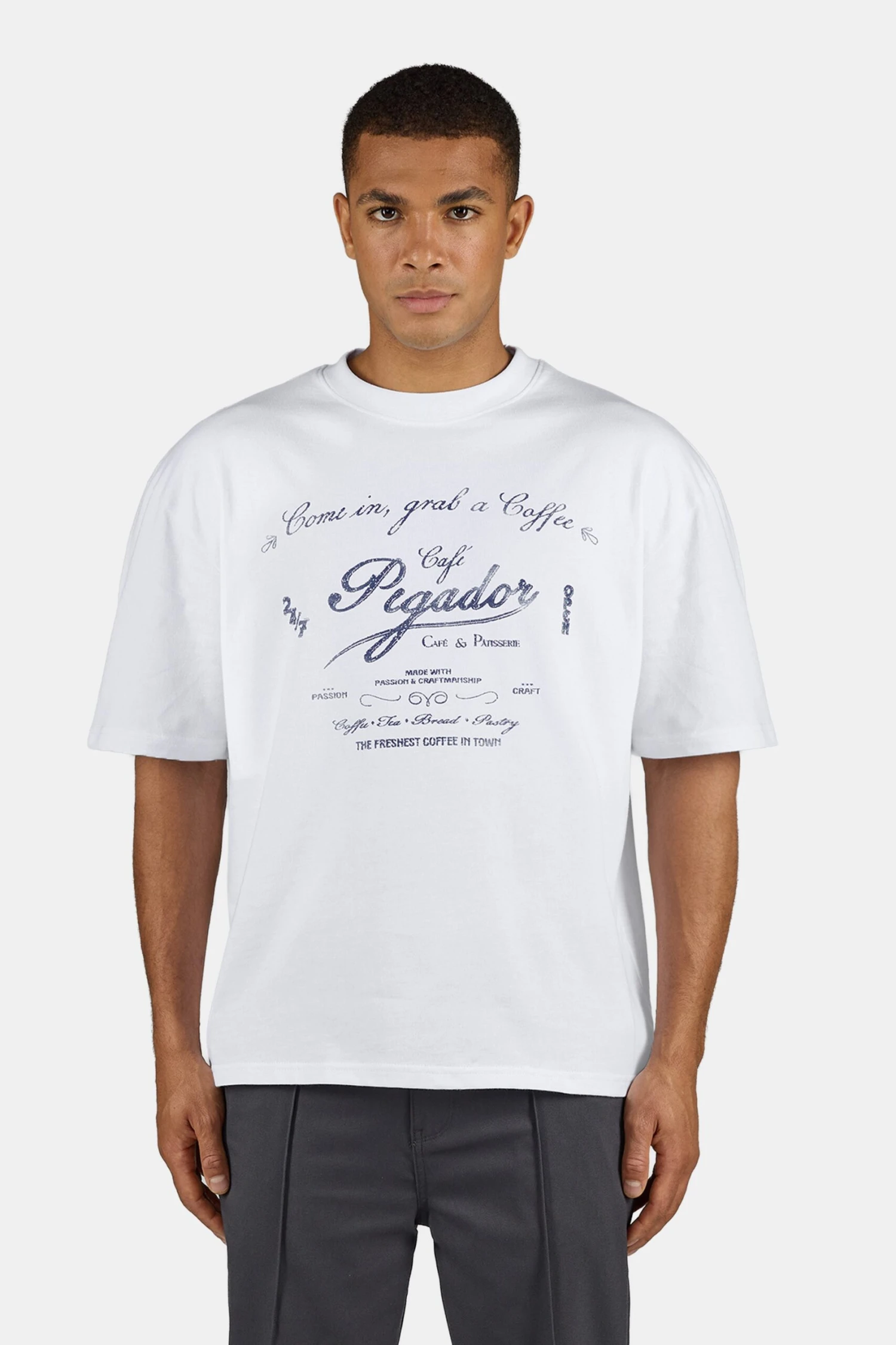 Carlon Oversized Tee White 1 Carlon Oversized Tee White