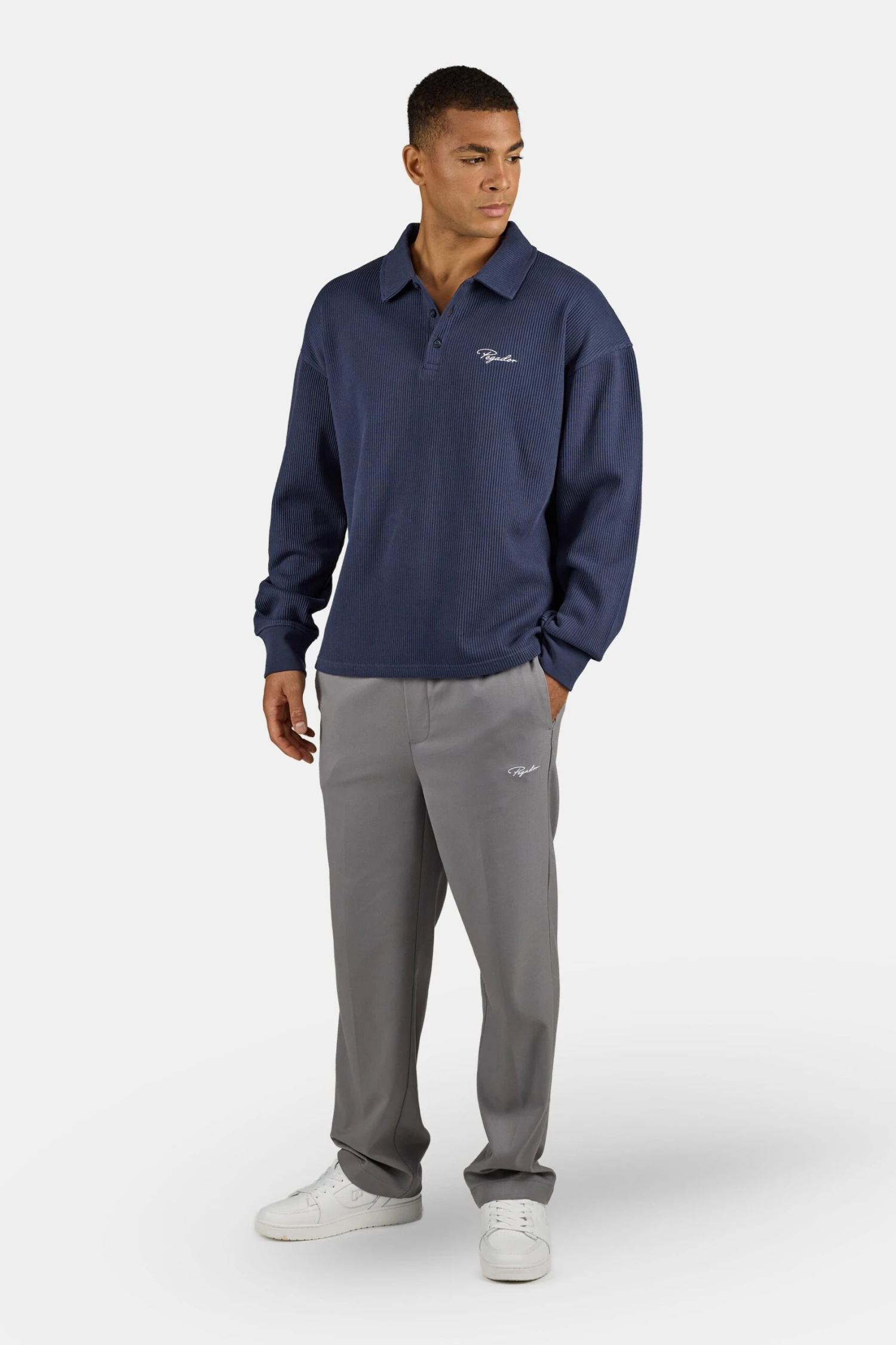 Darren Regular Smart Pants Mid Grey - Image 6