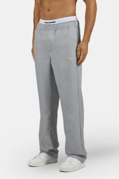 Tapert Textured Smart Pants Heather Grey