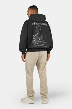 Puyo Oversized Sweat Jacket Vintage Black 13 Puyo Oversized Sweat Jacket Vintage Black -Pegador Sale Store PGDR 6392 065 Puyo Oversized Sweatjacket Vintage Black 0472