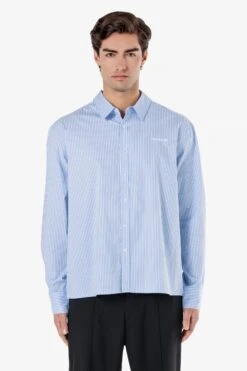 Raton Oversized Longsleeve Shirt Spring Blue White