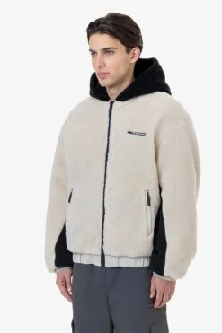 Absecon Teddy Jacket Light Beige Black 8 Absecon Teddy Jacket Light Beige Black -Pegador Sale Store PGDR 3764 479 001 LIGHT BEIGE BLACK 02