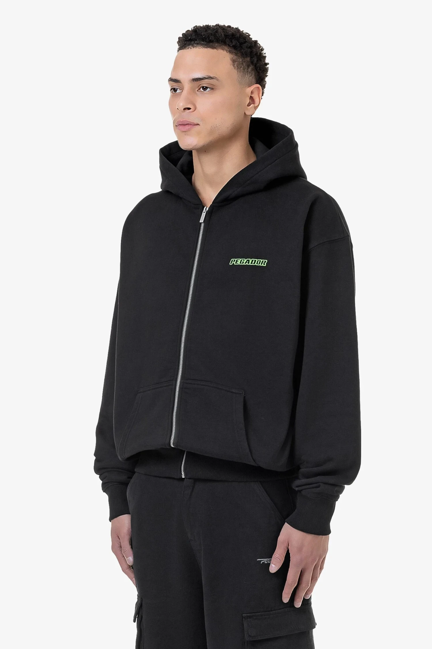 Bowin Oversized Sweat Jacket Washed Black 4 Bowin Oversized Sweat Jacket Washed Black - Image 4