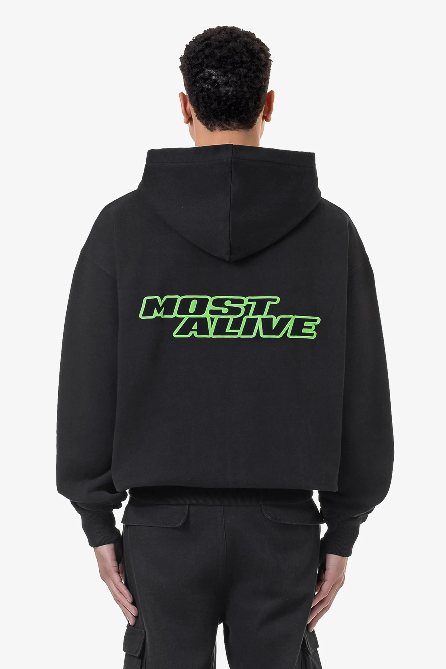 Bowin Oversized Sweat Jacket Washed Black 1 Bowin Oversized Sweat Jacket Washed Black