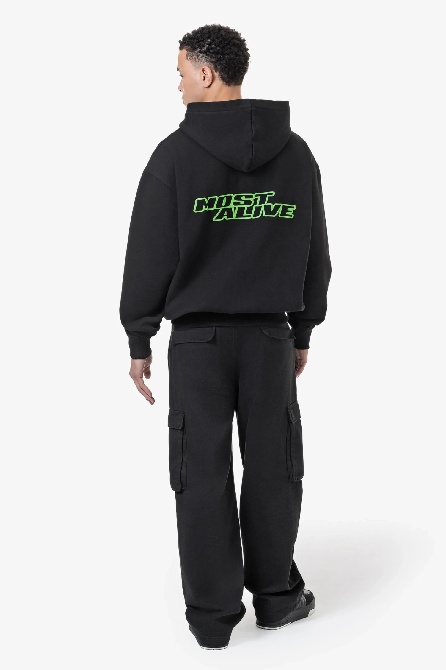 Bowin Oversized Sweat Jacket Washed Black 5 Bowin Oversized Sweat Jacket Washed Black - Image 5