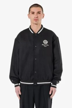 Atmore Varsity Jacket Black